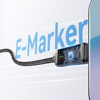 Kabel Data Pengisian Cepat USAMS SJ744 Grosir 1.2M USB 2.0 C 5A Tipe C USB 100W untuk iPhone 15 Pro Max Android