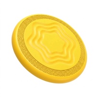 Disque volant interactif léger pour chien, jouet flottant pour l'eau, en caoutchouc souple aux couleurs vives