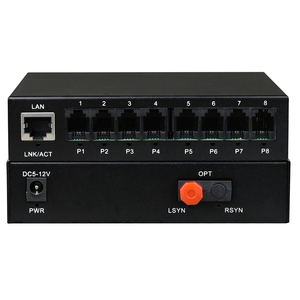 <strong>8</strong> <strong>Channel</strong> Fxs/Fxo Voice over Fiber+FE PCM <strong>Multiplexer</strong> - Product Image 1