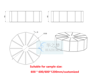 Xoay gạch hiển thị Kệ đá thạch anh mẫu hiển thị giá kim loại gạch trang trí sàn gỗ hiển thị là viết tắt của showroom cửa hàng - Product Image 2