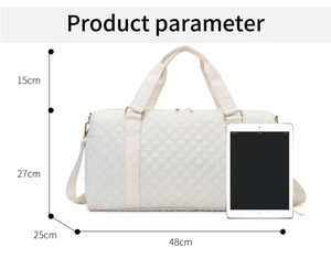 Bolsa Deportiva Personalizada DICHOS para Mujer con Compartimento para Zapatos, Gran Capacidad, Informal, para Viajes y Negocios, Bolsa de Fitness - Product Image 6