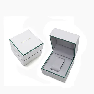 Atacado logotipo personalizado impresso luxo relógio embalagem caixas logotipo personalizado impresso jóias caixas