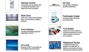 Cabina di Sicurezza Biologica BIOBASE con Filtro ULPA Classe 2 1100mm per 2 Persone BSC-1300IIA2-X per Laboratorio - Product Image 6