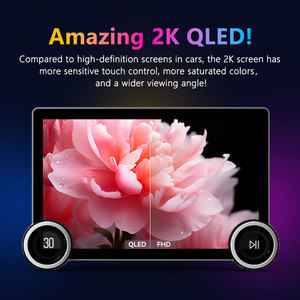 12,3 pulgadas Auto Electronics Android QLED 2K GPS Radio Estéreo REPRODUCTOR DE DVD para coche dos perillas monitores de coche pantalla Multimedia - Product Image 2