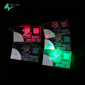Tôi mới Laser khắc LED thẻ kinh doanh ánh sáng tùy chỉnh thiết kế Acrylic đây đã ghé thăm thẻ - Product Image 1