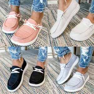 Plus-size Women's Retro Breathable Waterproof Anti-slippery <b>Height</b> <b>Increasing</b> Casual <b>Shoes</b> Flat Lace-up Loafers for All Seasons - Product Image 2