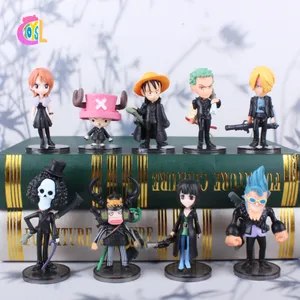 Anime Toys Figurines Model Ornaments Set Cute 65 Generation 9 Pirates Model Handicraft One Pieces Anime Figure