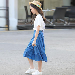 สินค้าใหม่ กำลังมองหาตัวแทนจำหน่าย ขายส่ง เดรสยาวพิเศษสองสี ดีไซน์เสื้อสำหรับวัยรุ่นหญิง - Product Image 4