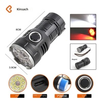 Senter LED Mini Berkualitas Tinggi Grosir, Cahaya Kuat, Universal, Praktis, Multifungsi, Dapat Diisi Ulang