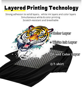 Imprimante à plat textile FULIYIN DTG avec encre blanche pour l'<span class=keywords><strong>impression</strong></span> de t-shirts, imprimante DTG, format A3, têtes I3200HD en vente - Product Image 3