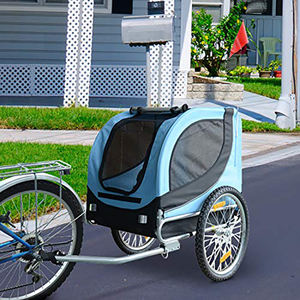 Poussette de jogging pliable détachable pour gros chien Poussette de remorque pour animaux de compagnie - Product Image 6