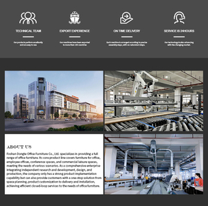 Set Scrivania Direzionale Moderna, Tavolo Lussuoso in Legno per CEO con Sedia in Pelle Abbinata - Product Image 3