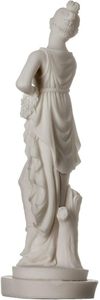 Magnifique statue <span class=keywords><strong>de</strong></span> <span class=keywords><strong>la</strong></span> <span class=keywords><strong>déesse</strong></span> <span class=keywords><strong>grecque</strong></span> Persephone, <span class=keywords><strong>déesse</strong></span> du monde souterrain, avec fleurs et végétation printanières et motif floral, 7 pouces - Product Image 5