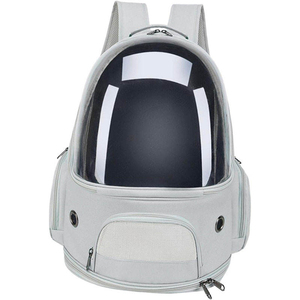 Transparent Modern Waterproof Cat Backpack <b>Pet</b> <b>Carrier</b> with Zipper Closure Oxford Material 15kg Capacity for Outdoor Travel - Product Image 6