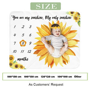 Personalized Photo Background <strong>Milestone</strong> <strong>Mat</strong> for Baby Baby Monthly <strong>Milestone</strong> Blanket <strong>Milestone</strong> Baby Set Birth Memory for Child - Product Image 3