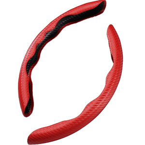 ปลอกหุ้มพวงมาลัยหนังกันลื่นแบบสปอร์ต 4 ก้าน สำหรับรถยนต์ - Product Image 1