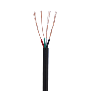 Câble électrique AWM 2464 noir 26awg 4 conducteurs, gaine en PVC, flexible, isolé, blindé en feuille étamée, cuivre pur, rouleau - Product Image 3