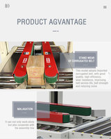 FXJ5050 Bropac Semi Automatique Bande Carton boîte Scellant Boîte Cas Scellant Ruban Machine À Sceller