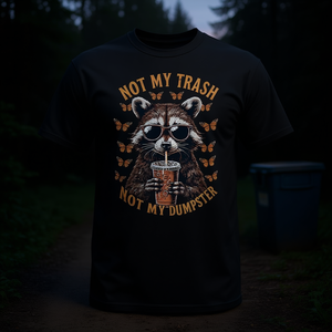 Camiseta Raccoon Not My Trash Not My Dumpster, unisex, talla para adultos S M L XL XXL - Product Image 3