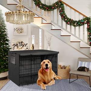 Vỏ Bọc Chuồng Chó Riêng Tư Bằng Polyester Bền Giá Xuất Xưởng Vỏ Cũi Thú Cưng Phù Hợp Với Dây Chuồng Chó Trung Tây - Product Image 6