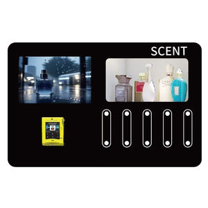 Distributeur automatique de remplissage de pulvérisation de parfum au détail <span class=keywords><strong>moins</strong></span> <span class=keywords><strong>cher</strong></span> accepte les paiements de pièces de billets de carte avec SDK & QR Code & Token System - Product Image 2