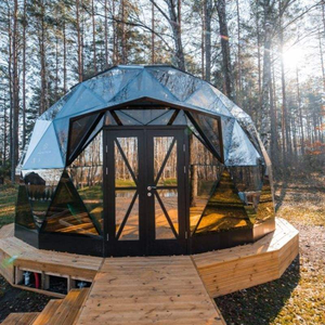 Cupola Geodetica in Vetro di Alta Qualità per <span class=keywords><strong>Glamping</strong></span> di Lusso all'Aperto - Product Image 4