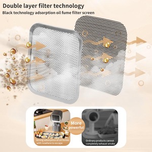 <span class=keywords><strong>Hotte</strong></span> de cuisine portable pliable de table KH-728, petite, haute puissance d'aspiration, <span class=keywords><strong>moteur</strong></span> sans balais, prise US, prise EU, prise JP - Product Image 5