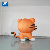 Modelo de Tigre Inflable Gigante Personalizado, Mascota Animal Inflable para Decoración de Eventos al Aire Libre y Publicidad