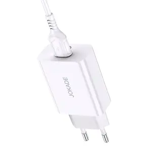 JOKADE El mejor adaptador de corriente para teléfono 18 vatios PD Carga rápida USB C Cargador de cable de pared para teléfono móvil