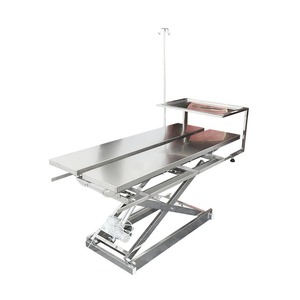 Table d'opération en acier inoxydable 304 pour clinique vétérinaire, table d'entraînement scolaire, table d'anatomie, table de manipulation pour animaux de compagnie - Product Image 3