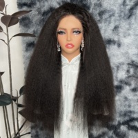 Peluca de Cabello Humano Virgen Vietnamita de Alta Calidad de 24 Pulgadas, Grado 12A, Peluca Frontal de Encaje 13X4 HD, Cabello Lacio Rizado
