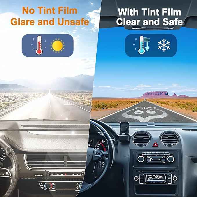 Car solar film insulation method 1.8mil highdefinition window film 80