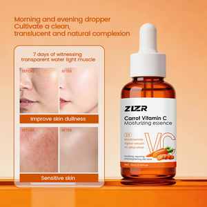 เซรั่มแครอทไวท์เทนนิ่งมอยเจอร์ไรซิ่ง 10 มล. ผสมไนอะซินาไมด์และอัลฟ่าอาร์บูติน ช่วยให้ผิวกระจ่างใส ลดเลือนริ้วรอย ชุ่มชื้น และปลอบประโลมผิว - Product Image 4