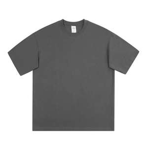 T-shirt surdimensionné de luxe en coton 100% de qualité supérieure, impression personnalisée, tee-shirt uni de haute qualité pour hommes et femmes - Product Image 5