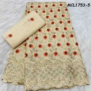 Nouvelle Collection 2026 : Robe Femme en Voile de Coton Africain Écologique avec Broderie Strass et Motif Dentelle Exclusif – Bordure Élégante - Product Image 6