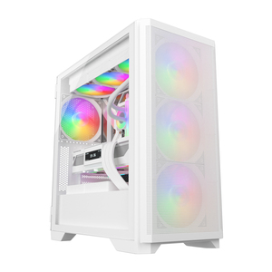 Casing Pc ATX desain baru 2024 casing komputer bingkai perangkat keras SPCC 3.0mm kaca Tempered USB 0.7 menara penuh Eatx kabinet PC untuk Gamer - Product Image 1