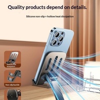 Support de téléphone avec rotation à 360 degrés et fonction pliable, support de diffusion en direct pour iPad/tablette