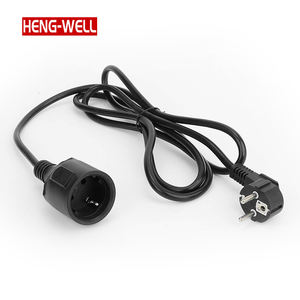 HENG-WELL CEE7/7 spina europea impermeabile cavo di prolunga <span class=keywords><strong>Schuko</strong></span> spina con cavo in gomma conduce approvazione europa CE - Product Image 5
