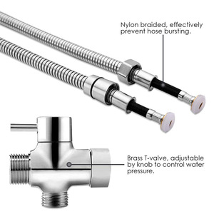 Direct Factory Sale Wall-Mounted Modern Design Multi-Function High-Pressure <strong>Bidet</strong> <strong>Sprayer</strong> Set Gun Black ABS Home Toilet <strong>Bathroom</strong> - Product Image 3