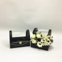 Boîte cadeau portable 2 pièces pour fleurs fraîches, boîte à fleurs éternelles, boîte cadeau portable
