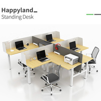 Cadre de bureau réglable en hauteur électrique à installation rapide, mobilier de bureau moderne pour la maison, table d'ordinateur, bureau debout