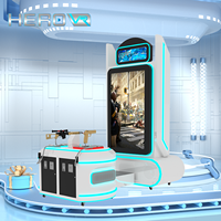Machine passionnante de jeux de tir au pistolet 3D HEROVR High Roi Fec Center Arcade pour jeu d'équipe Parcs d'aventure intérieurs en métal Public