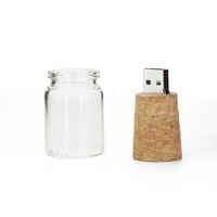 Logo personnalisé en gros 2.0 3.0 clé USB 4GB 8GB 32GB 16GB 64GB 128GB 256GB clé USB avec forme de bouteille de souhait