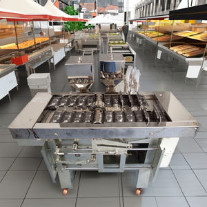 ماكينة أوتوماتيكية لصنع وافل السمك في حالة جديدة لصنع الكعك والطعام مع مكونات المحرك الأساسية - Product Image 1