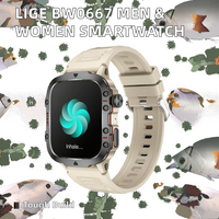 Montre connectée unisexe C40Pro, appels, SMS, moniteur de fréquence cardiaque, suivi de la forme physique, étanche, boîtier en alliage pour 3ATM/IP68