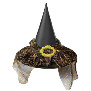 Wowei Halloween divertido fantasma araña Web bruja sombrero murciélago mascarada vestir sombrero mágico para accesorios de disfraces - Product Image 4