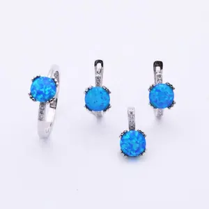 DiFeiYa wholesale opal wedding jewelry sets for women with good price jewelry sets 925 sterling silver