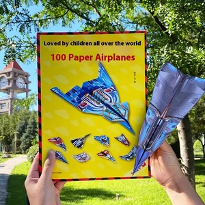 特製100 DIY折り紙本チュートリアル手作りおもちゃ親子遊び紙飛行機高価な子供用学校紙 - Product Image 2