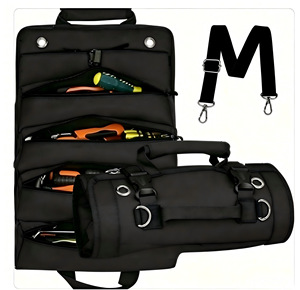 Kit de Herramientas Enrollable, Bolsa de Almacenamiento de Herramientas de Tela Oxford, Bolsa de Herramientas para Auto, Kit Multifuncional para Electricistas - Product Image 3