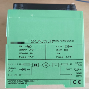 Alimentation électrique pour contrôleur PLC 90-PS-230AC/24DC/2, alimentation électrique pour contrôleur PLC 90-PS-230AC/24DC/2, contrôleur PLC automatique - Product Image 1